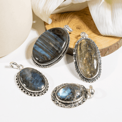 Labradorite Pendants – Natural Crystal Pendants Healing Gemstone Pendants