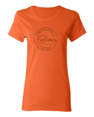 Ladies J America Thin Line Falcons Basic Tee