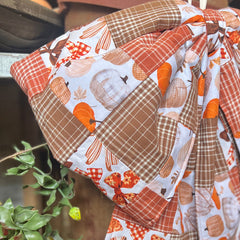 Large Fabric Fall Bow