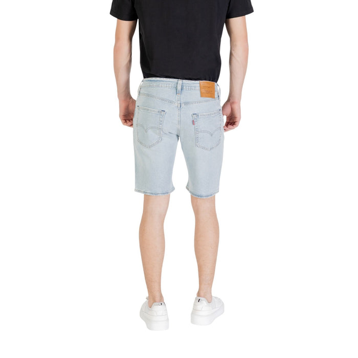 Levi's Bermuda Jean Homme Bleu Azur Clair 5 Poches Vue de Dos — Delvale