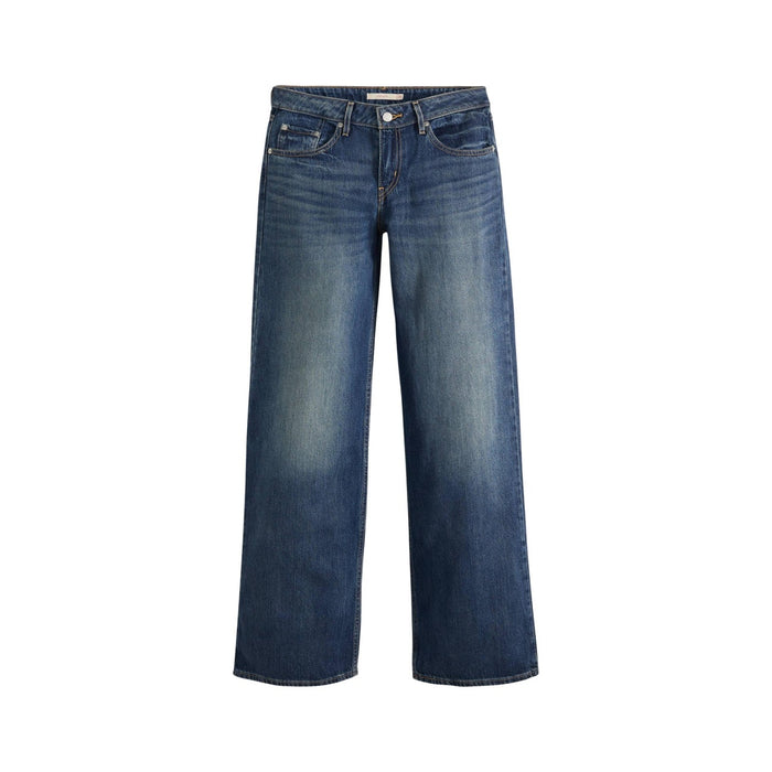 Image 2 : Détail du jeans Levis® femme bleu délavé en coton lyocell — delvale