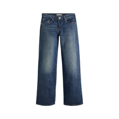 Image 2 : Détail du jeans Levis® femme bleu délavé en coton lyocell — delvale