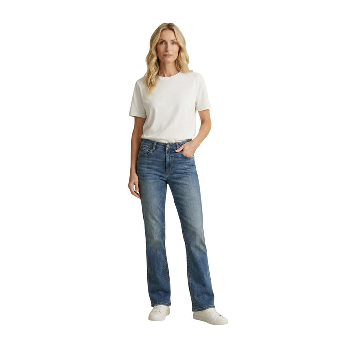 Image 3 : Jeans Levi's® femme bleu effet usé, vue d'ensemble — delvale