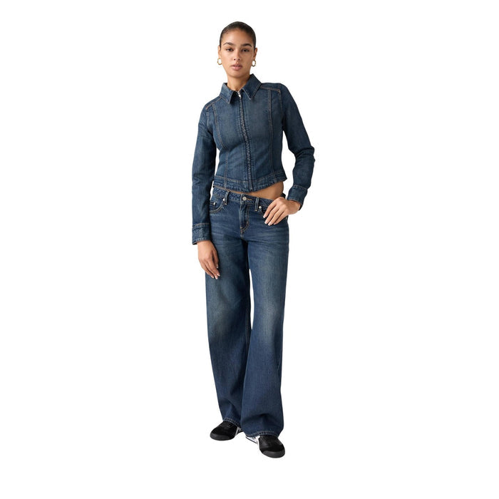 Image 3 : Jeans Levis® femme bleu avec poches frontales et arrière — delvale