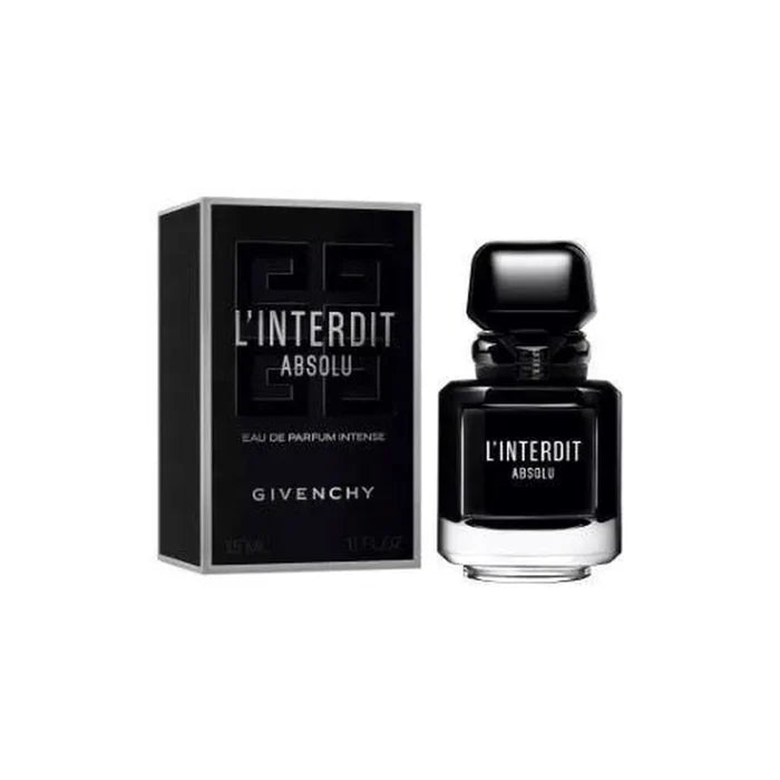 Image 1 : Flacon Givenchy L'Interdit Absolu EDP Intense parfum unisexe floral boisé ambré — Delvale