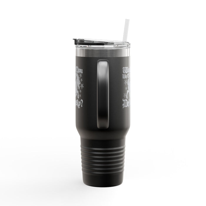 Live Deliciously Insulated Travel Mug, 40oz