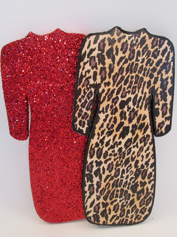 Long sleeve Styrofoam dress cutout