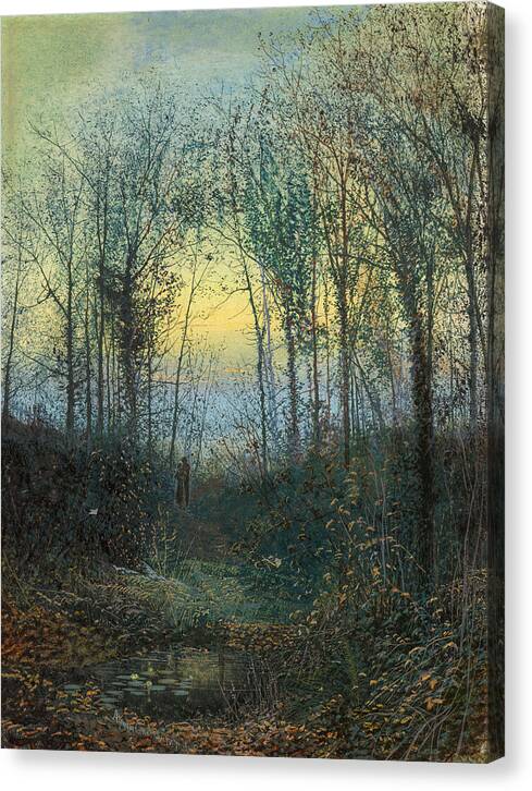 Lovers in a Wood - Canvas Print