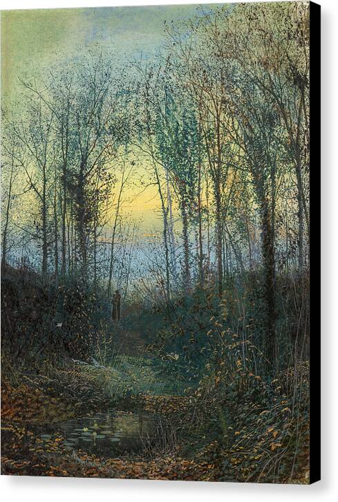 Lovers in a Wood - Canvas Print
