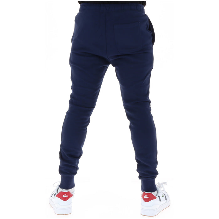 Image 2 : Détail fermeture lacets pantalon Lyle & Scott homme bleu — Delvale