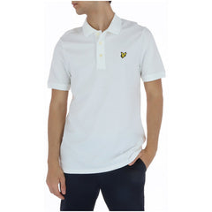 Image 4 : Polo Lyle & Scott homme gris détail col et boutonnage — Delvale