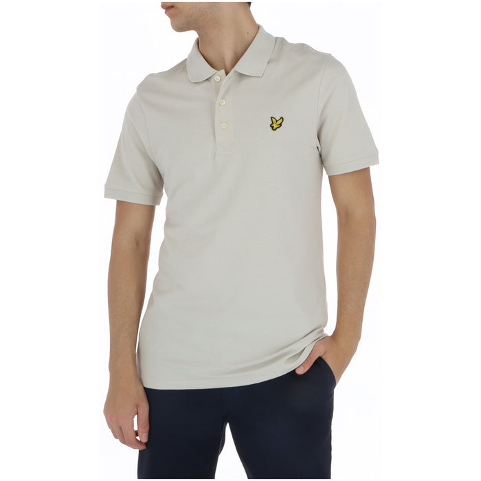 Image 5 : Polo Lyle & Scott homme gris vue de profil — Delvale