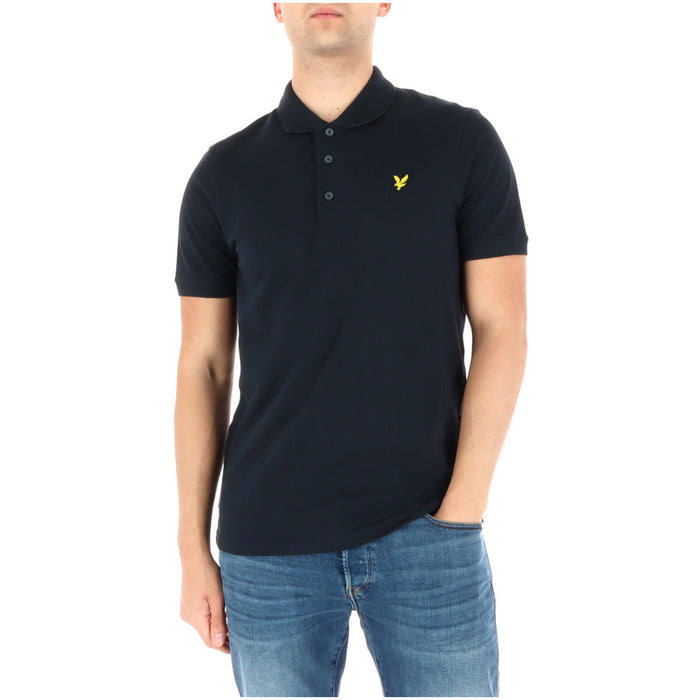 Image 8 : Polo Lyle & Scott homme gris détail matière coton élasthanne — Delvale