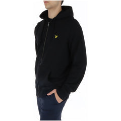 Image 3 : Sweat à capuche zippé Lyle & Scott homme noir, coupe droite classique — Delvale