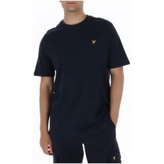 Image 1 : T-shirt homme Lyle & Scott bleu col rond manches courtes — Delvale