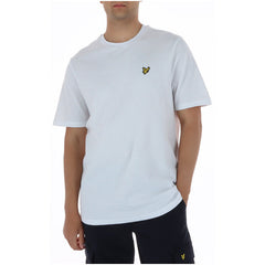 Image 4 : T-shirt Lyle & Scott homme bleu porté look décontracté — Delvale