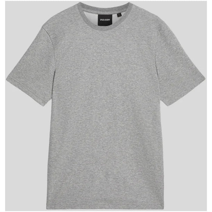 Image 3 : T-shirt homme gris Lyle & Scott vue de dos coupe moderne — Delvale