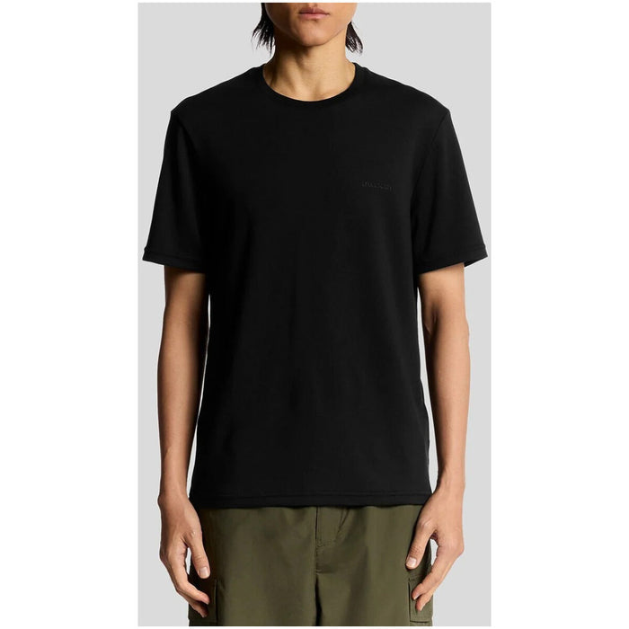 Image 5 : T-shirt homme gris Lyle & Scott détail matière coton élasthanne — Delvale