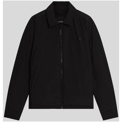 Image 3 : Vue d'ensemble de la veste homme Lyle & Scott noire avec manches longues et encolure ronde — Delvale