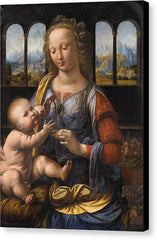 Madonna of the Carnation - Canvas Print