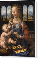 Madonna of the Carnation - Canvas Print