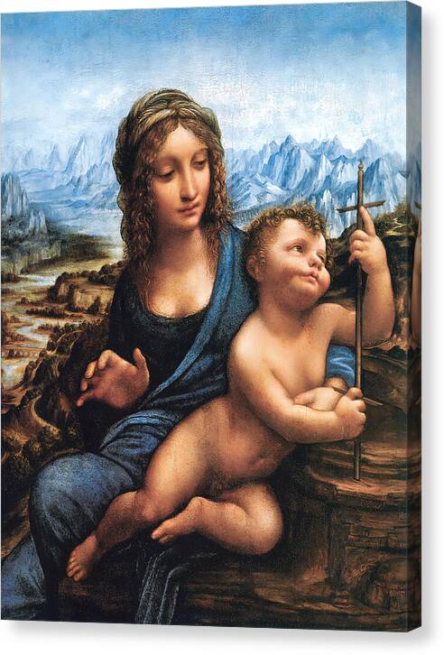 Madonna of the Yarnwinder - Canvas Print