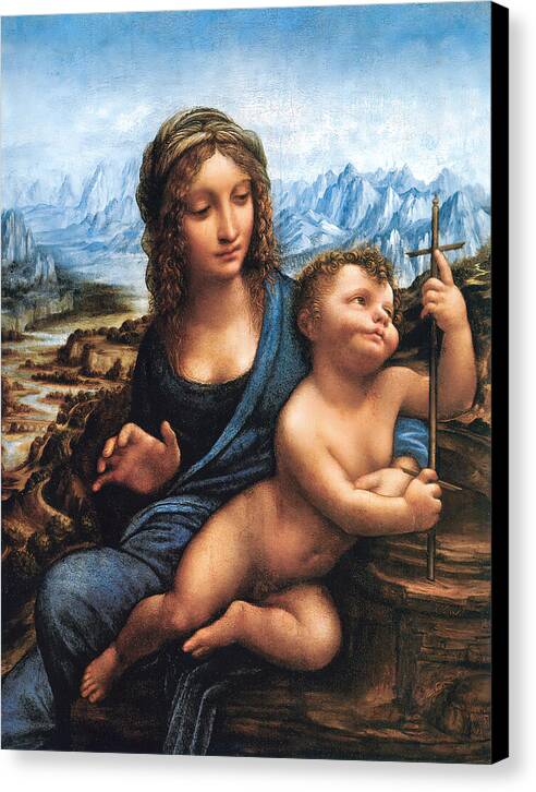 Madonna of the Yarnwinder - Canvas Print
