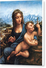Madonna of the Yarnwinder - Canvas Print
