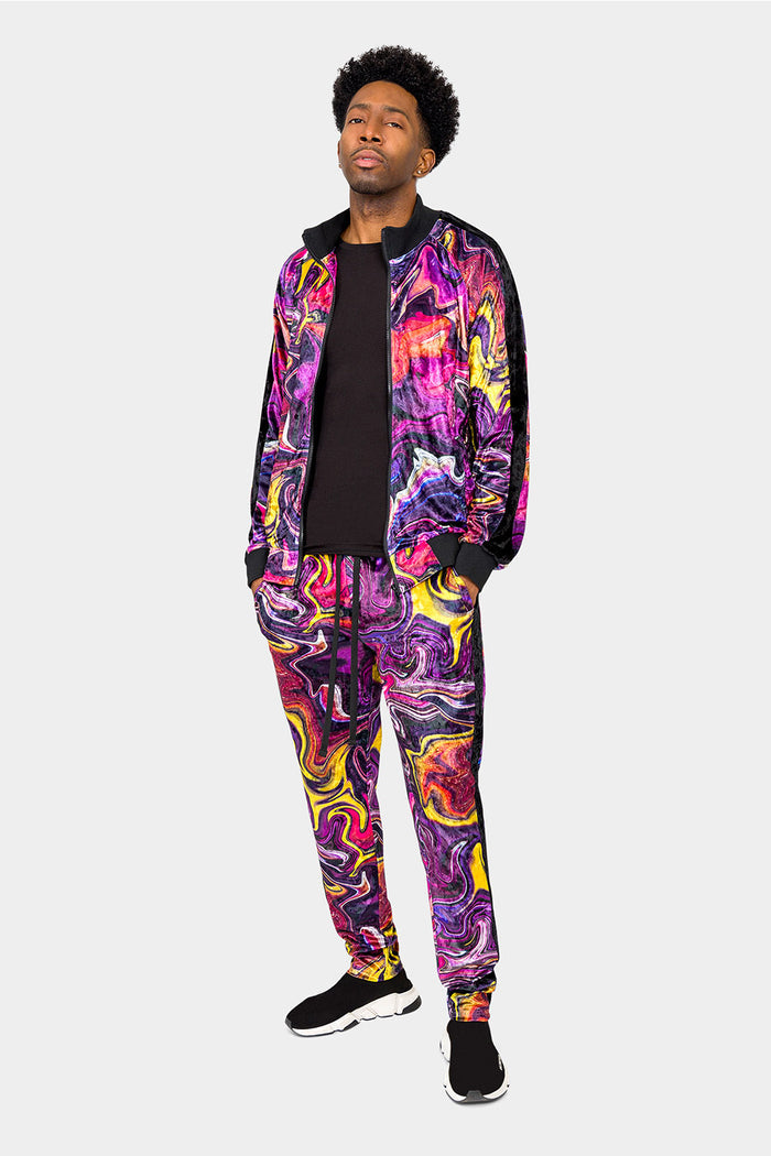 Purple/Caramel / Small