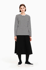 Marimekko Pitkahiha Unisex T-Shirt Classic Black/White