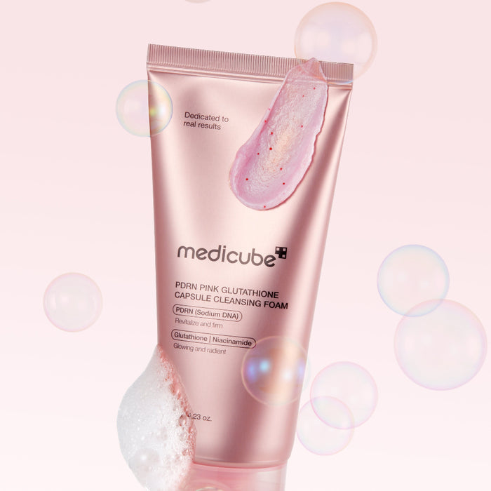 [medicube] PDRN Pink Glutathione Capsule Cleansing Foam
