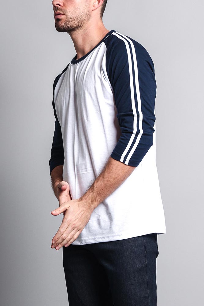 White/Navy / Small