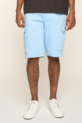 Men's Solid Fleece Heavyweight Cargo Shorts G-Style USA