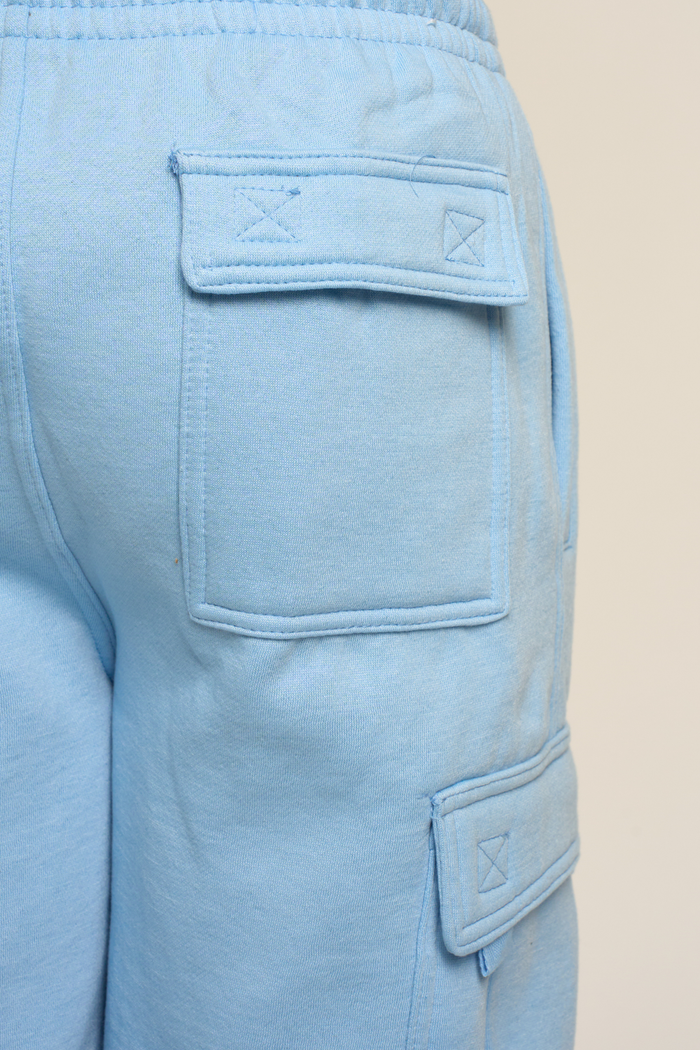 Men's Solid Fleece Heavyweight Cargo Shorts G-Style USA