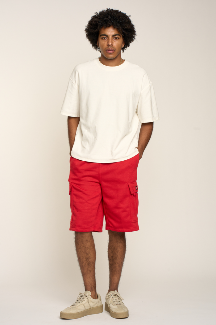 Men's Solid Fleece Heavyweight Cargo Shorts G-Style USA