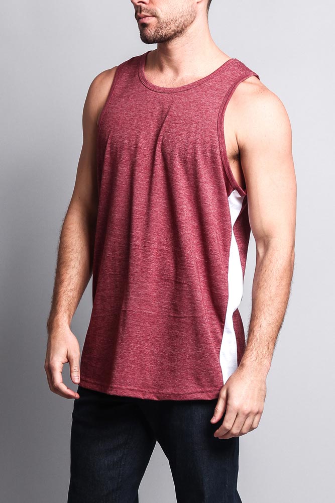 Burgundy/White / Small