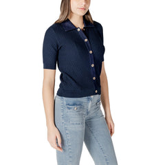 Image 3 : Cardigan femme Morgan De Toi bleu composition polyester viscose polyamide — delvale
