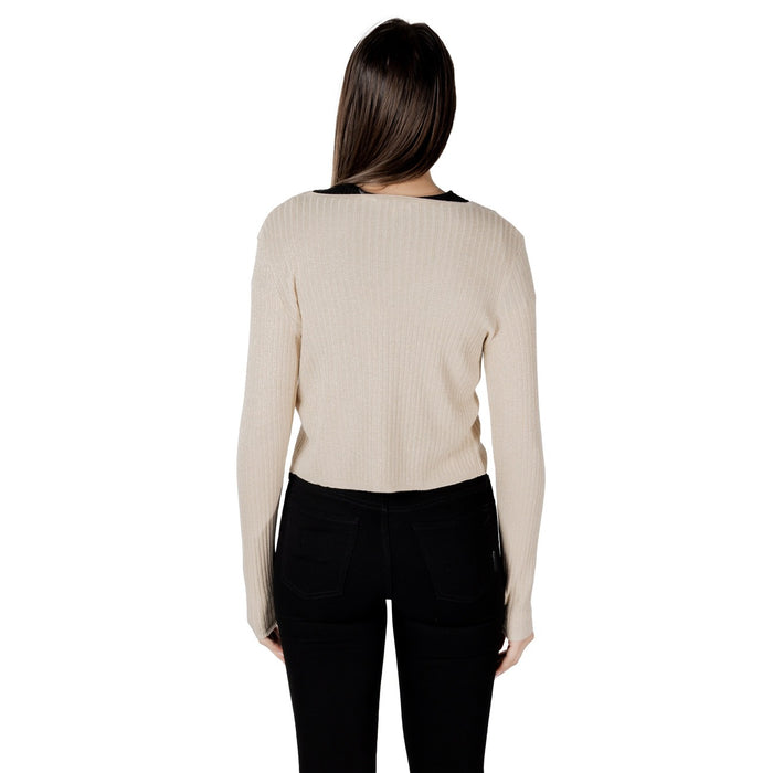 Image 2 : Cardigan doré Morgan De Toi pour femme avec fermeture boutonnée élégante — delvale