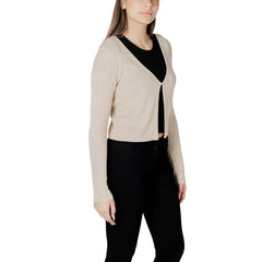 Image 3 : Cardigan femme Morgan De Toi doré en viscose lurex, vue détaillée — delvale