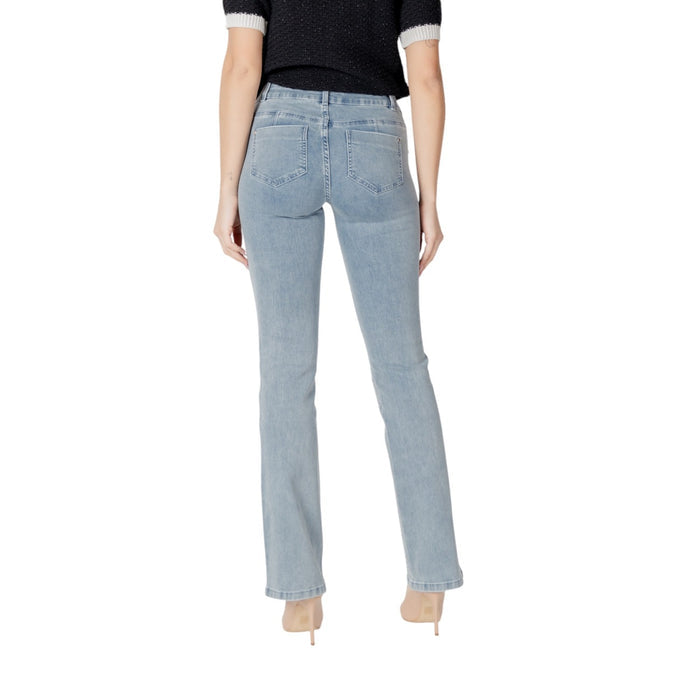 Image 2 : Jeans femme Morgan De Toi bleu détail fermeture zip — delvale