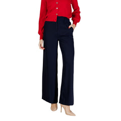 Image 1 : Pantalon bleu Morgan De Toi pour femme avec fermeture zip — delvale