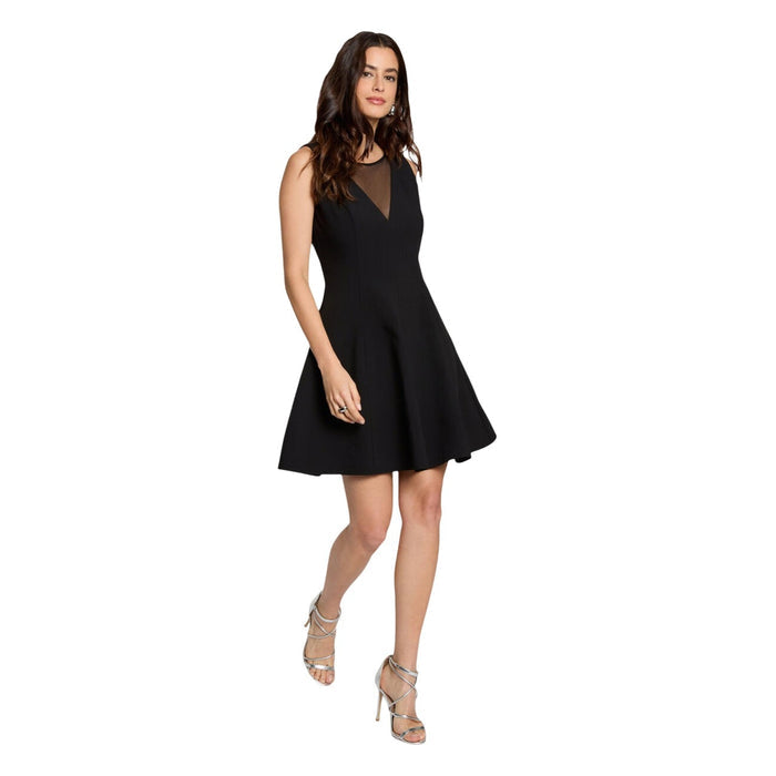 Image 1 : Robe noire sans manches Morgan De Toi col rond pour femme — delvale
