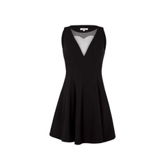 Image 3 : Morgan De Toi robe noire col rond matière stretch confortable — delvale