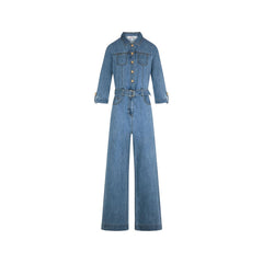 Image 3 : Vue d'ensemble survêtement femme Morgan De Toi coton bleu azur — delvale
