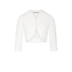 Image 1 : Veste blanche Morgan De Toi femme manches 3/4 vue de face — delvale