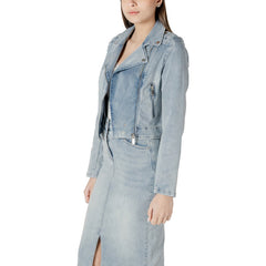 Image 3 : Vue d'ensemble veste femme Morgan De Toi bleu azur design élégant — delvale