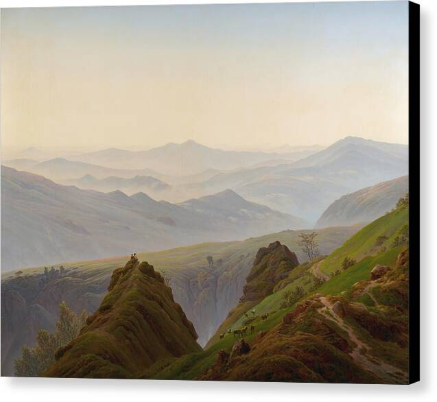 Morning in the Mountains - Canvas Print