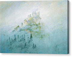 Morning Mist in the Mountains - Canvas Print
