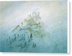 Morning Mist in the Mountains - Canvas Print