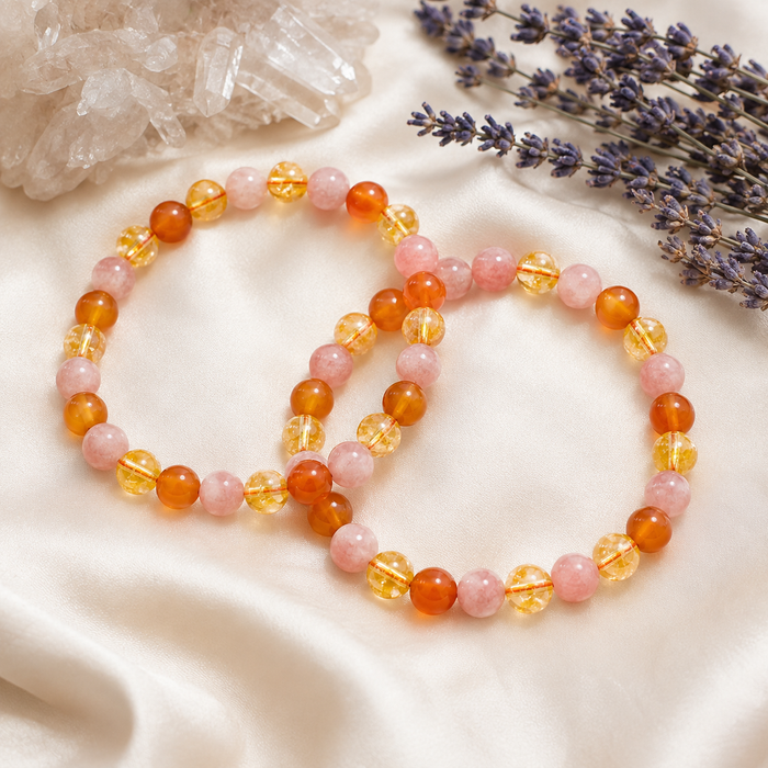 MOTIVATION AND ENERGY Crystals Bracelet, for Student.